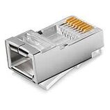 Cat5e FTP modular plug, Cu, FU